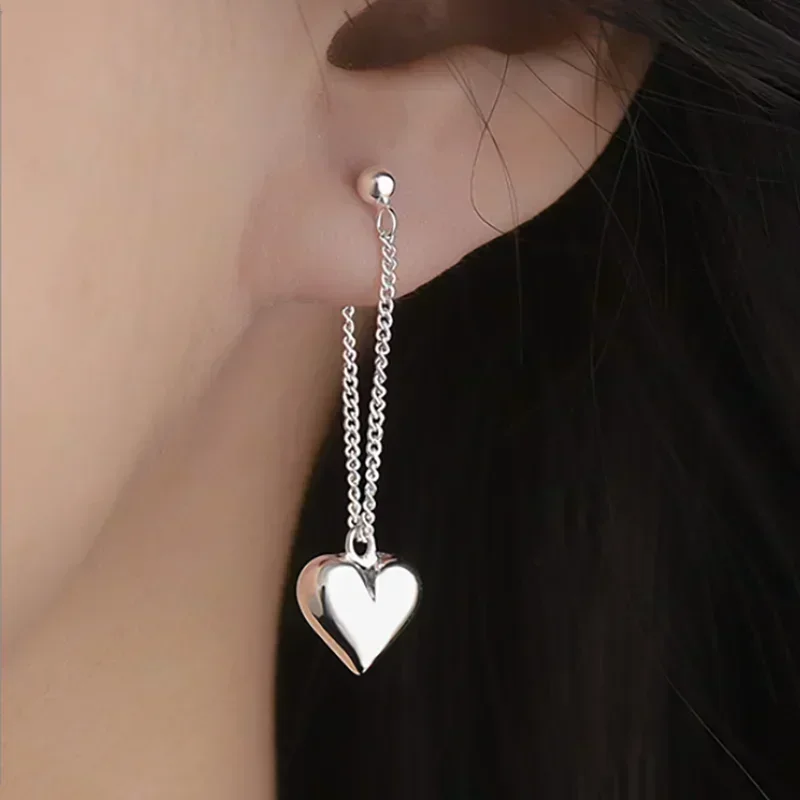Heart On Lock Drop Earrings