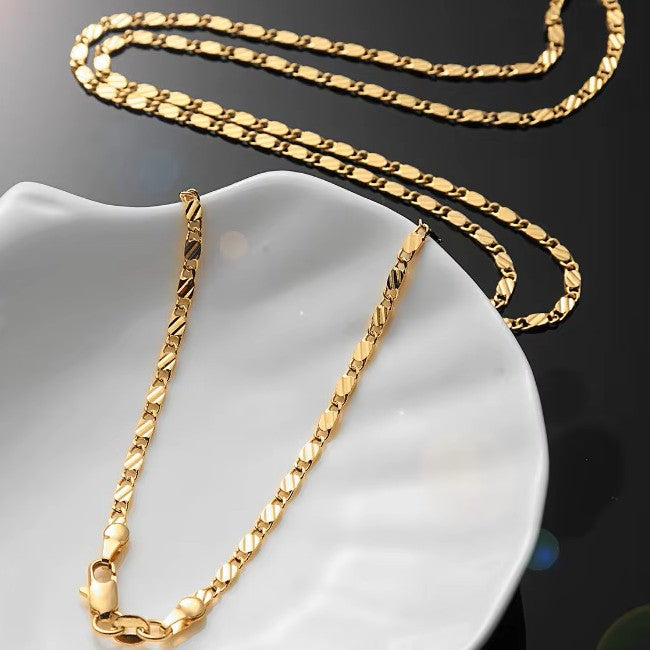 Plated Figaro 2MM Chain