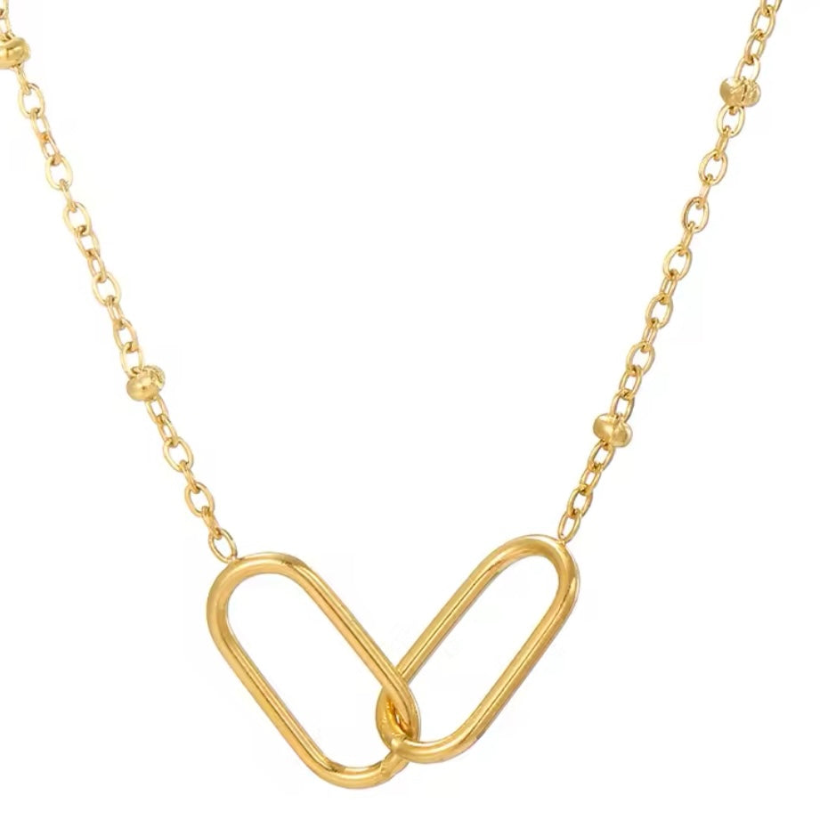 Infinity Double Link Necklace