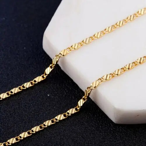 Plated Figaro 2MM Chain