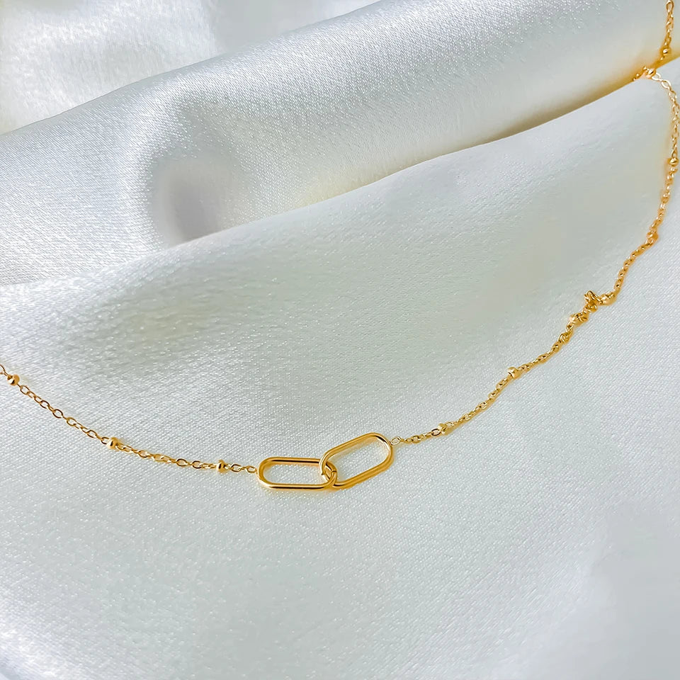 Infinity Double Link Necklace